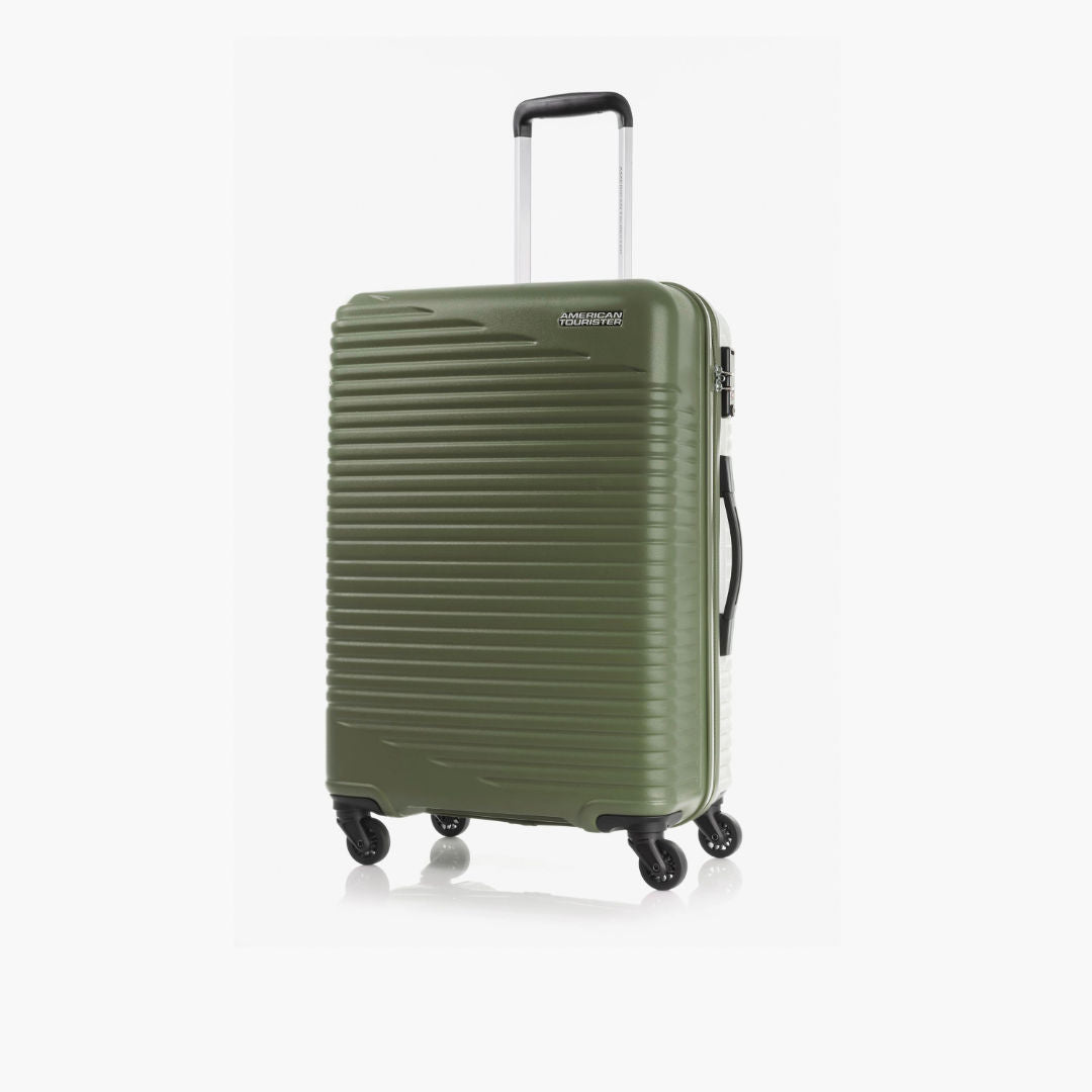 American Tourister Sky Park Hardside Spinner Suitcase, TSA, Olive Green