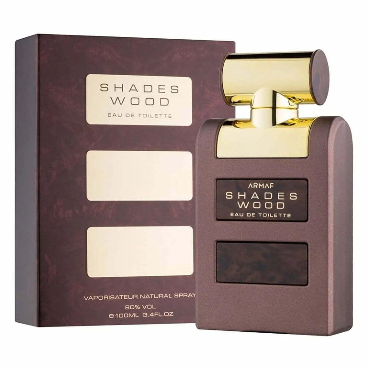 Armaf Shades Wood Eau De Toilette for Men, 100ml