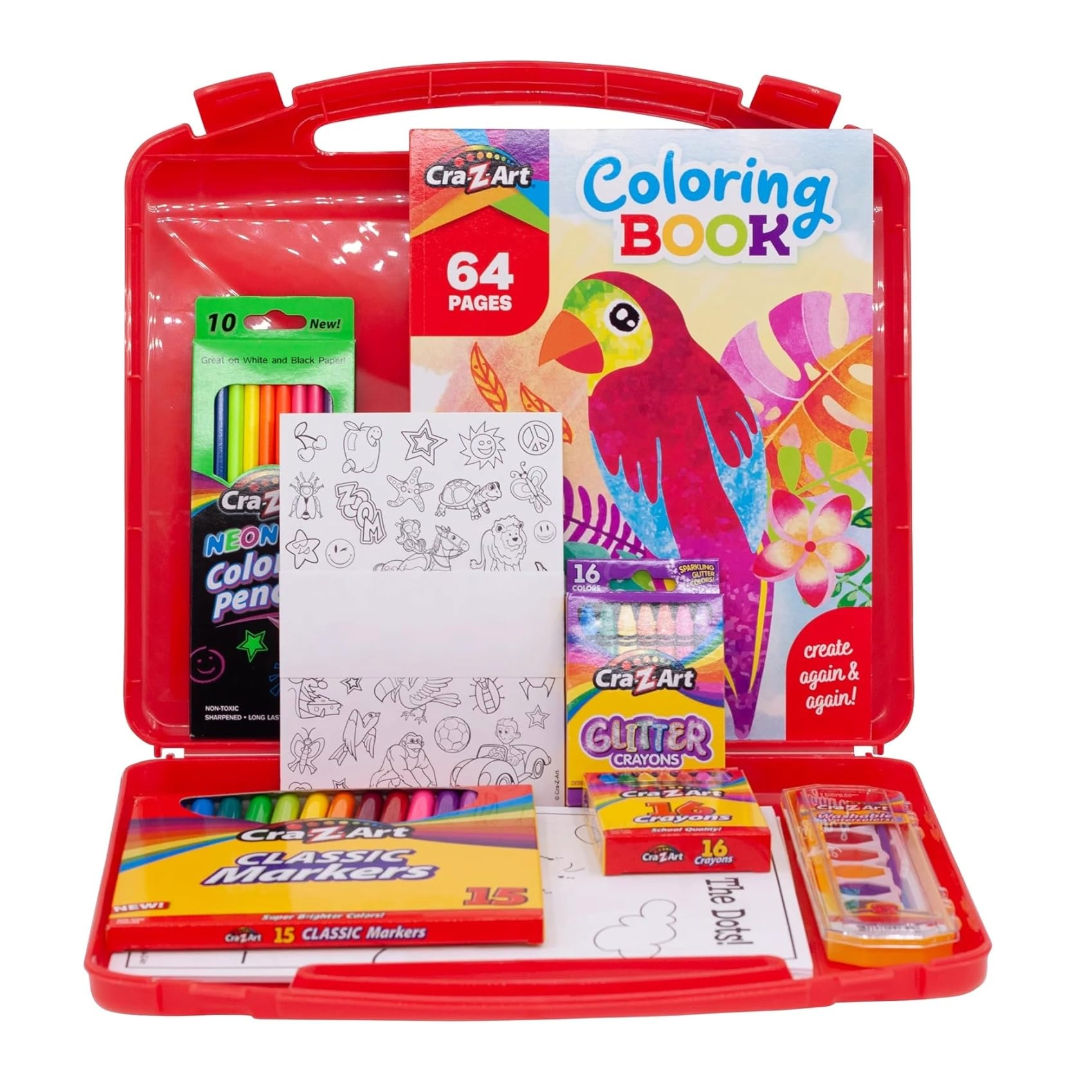 CRA-Z-Art AWESOME ART CASE, 85+ Pieces