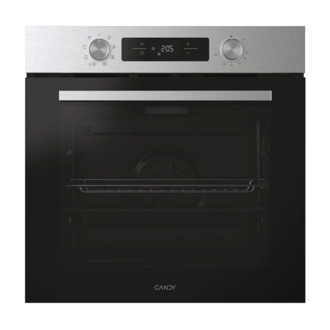 Candy Built-In Multifunction Oven 60cm, 71L, 9 Functions, Touch Timer, Inox, CA6 N1T1HTX