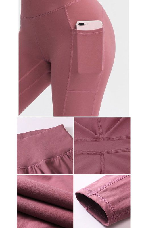 Yoga Pants Stretch High Waist Yoga Leggings Women Fitness Sports Pockets Pants