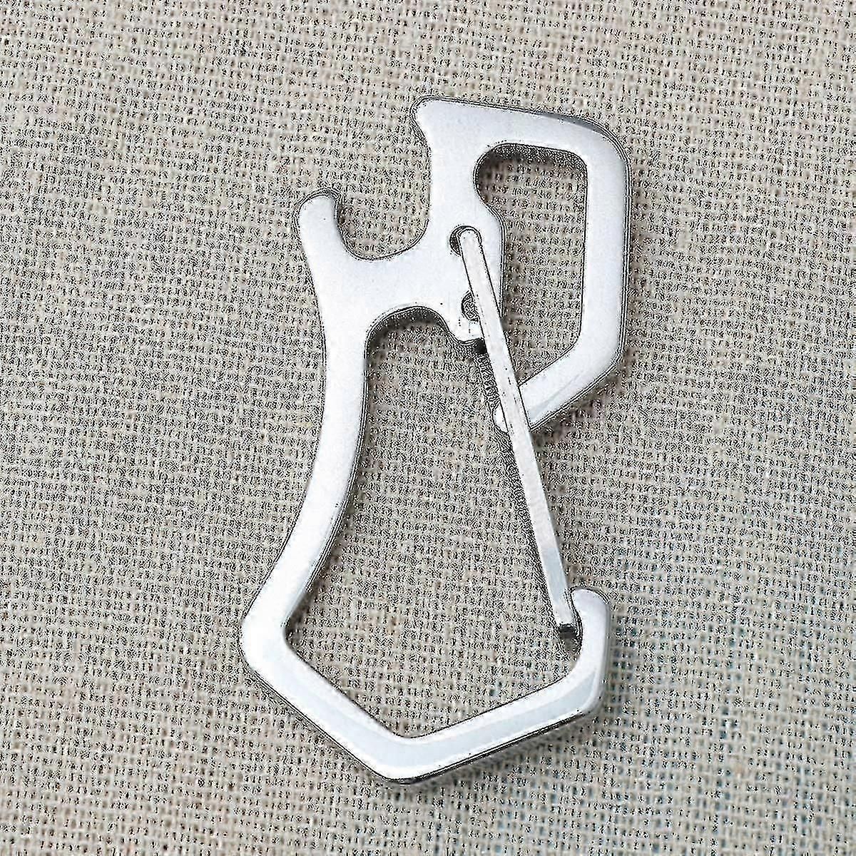 Snap-on Stainless Steel Hanging Buckle Bottle Opener Outdoor Er) (1pcs) A