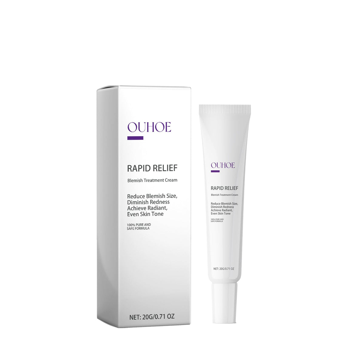 Rapid Relief Face Cream for Dark Spots, Brightening, Moisturizing, Acne Treatment ,20g