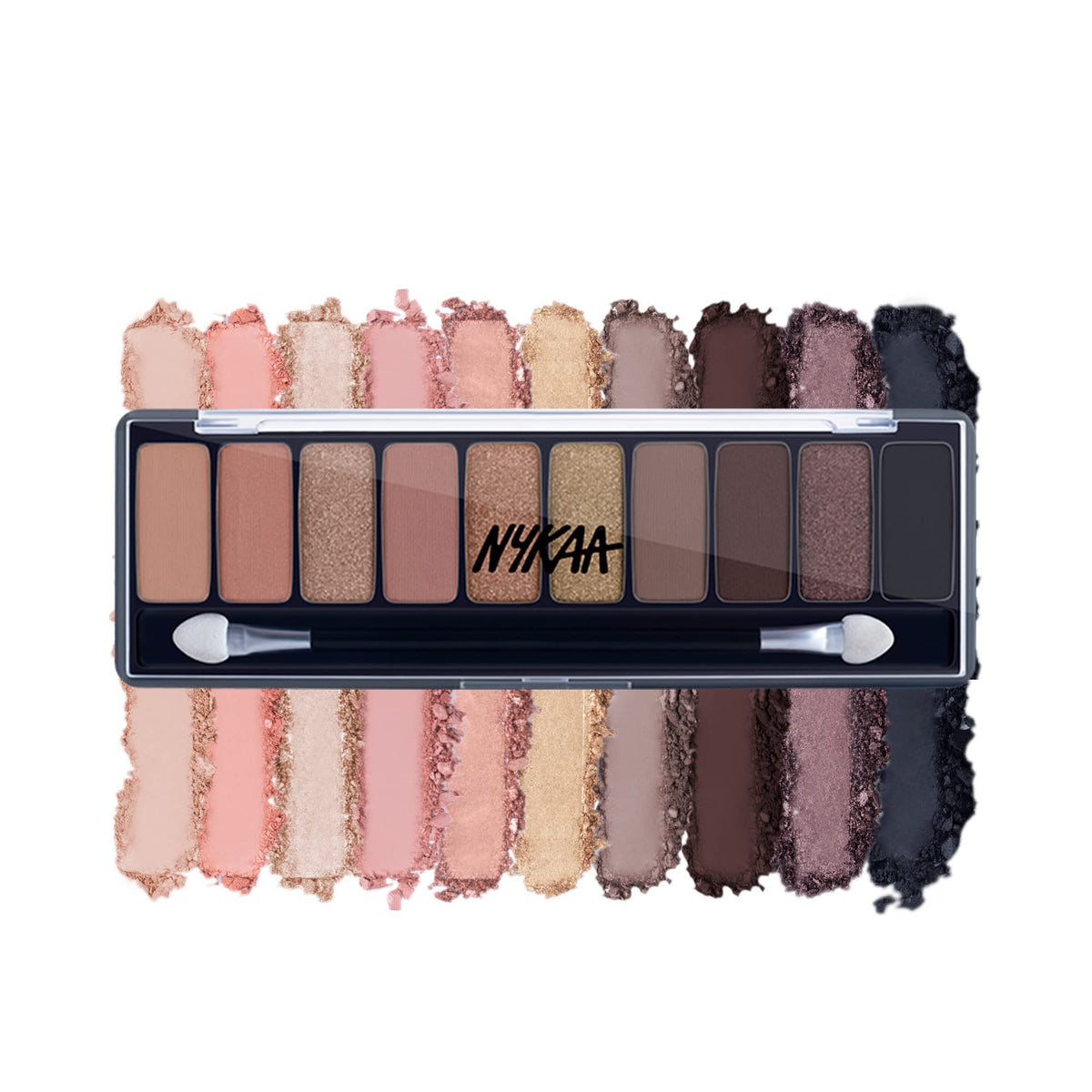 Nykaa Eyes On Me! 10in1 Eyeshadow Palette Smokey at 8!