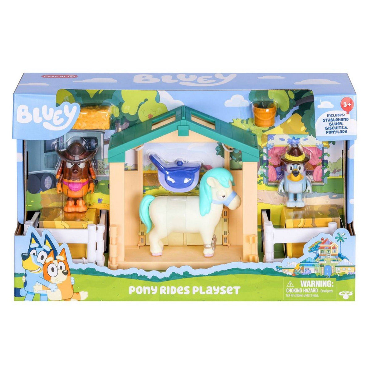 Bluey Series 9 Pony Rides Playset, 3+ years