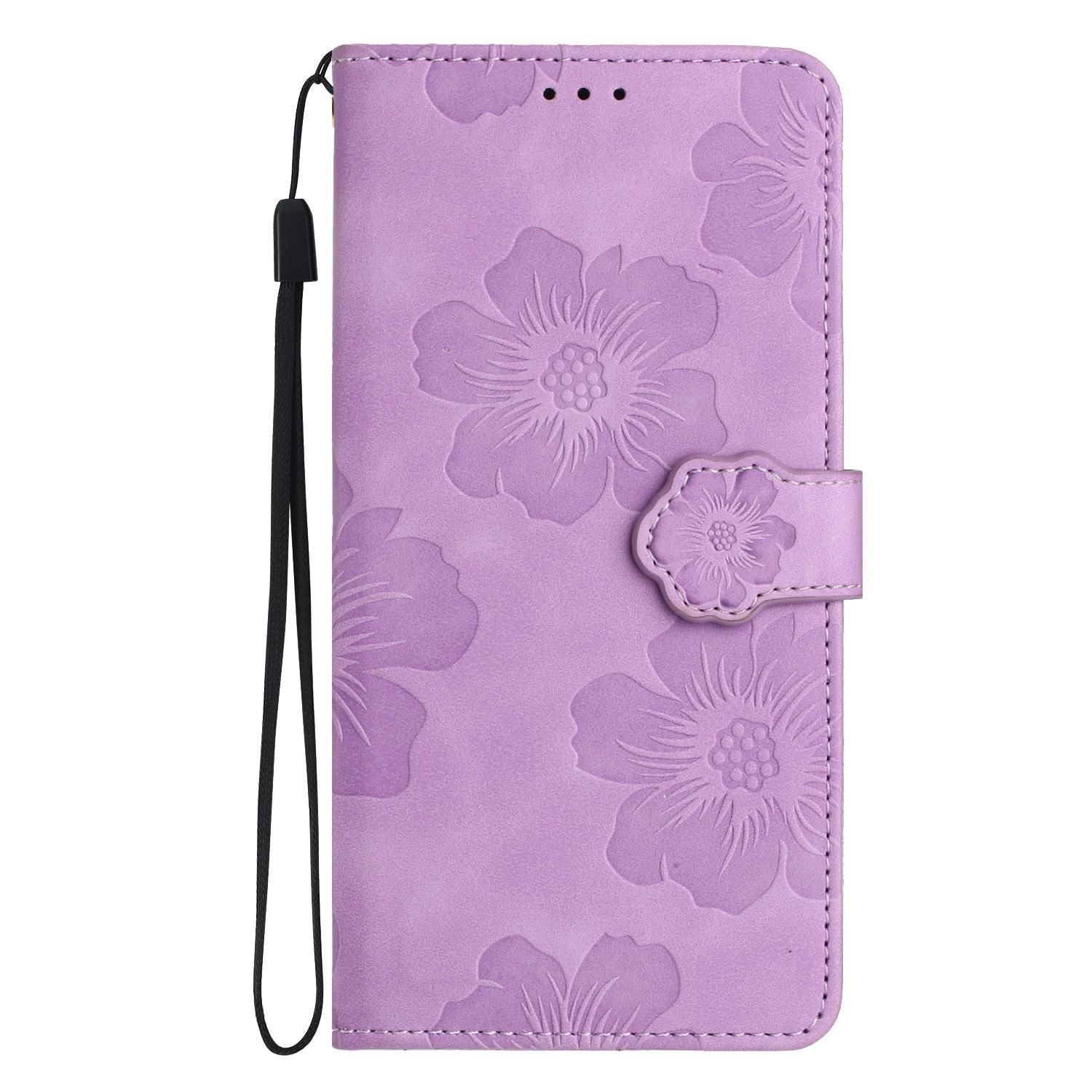 Flower Embossing Leather Case For Google Pixel 9a
