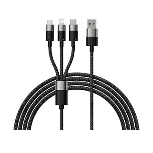 BASEUS 3 in 1 USB Cable With Type-C Lightning Micro 3.5A 1.2M