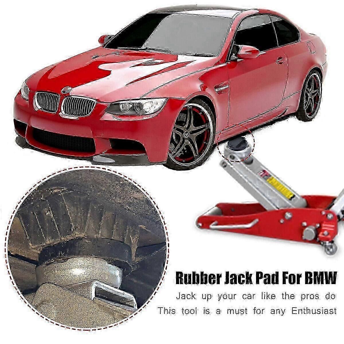 For BMW Jack Pad Adapter for Trolley Jacks - Rubber Lift Block Compatible with 1-7 Series X Models MINI & i3/i8