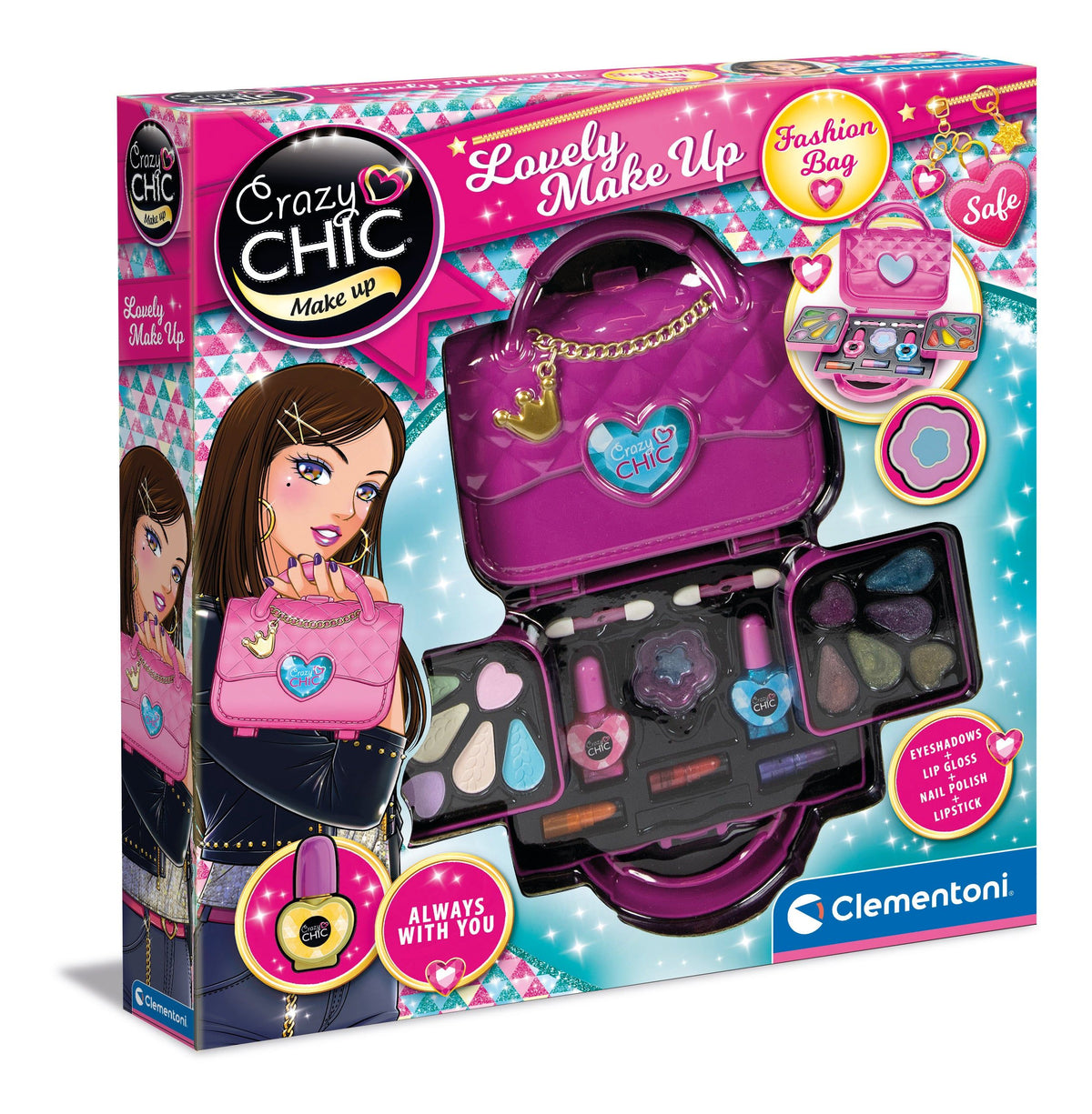 Clementoni Crazy Chic Lovely Make Up Bag