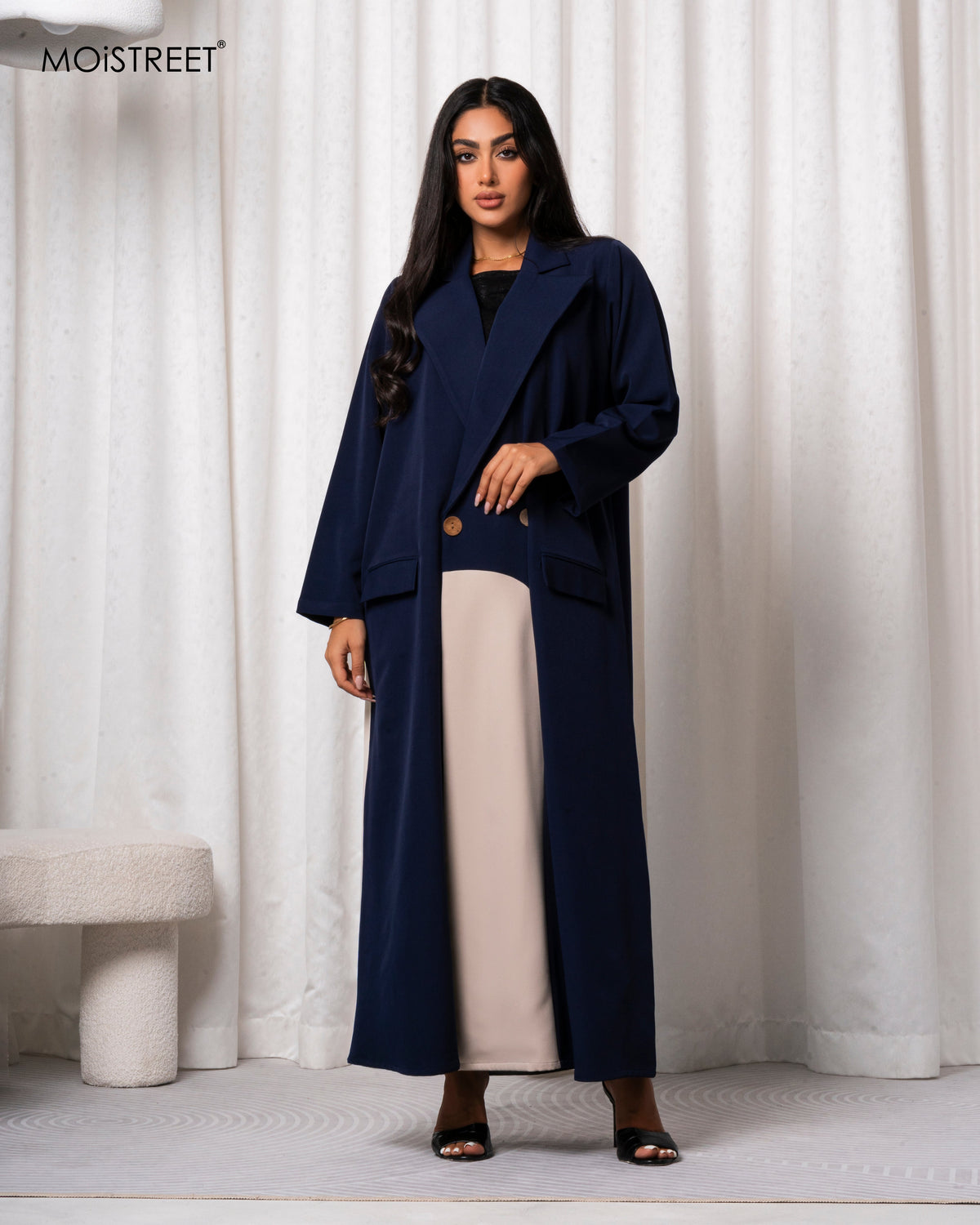 MoiSTREET Handmade Barbie Crepe Abaya