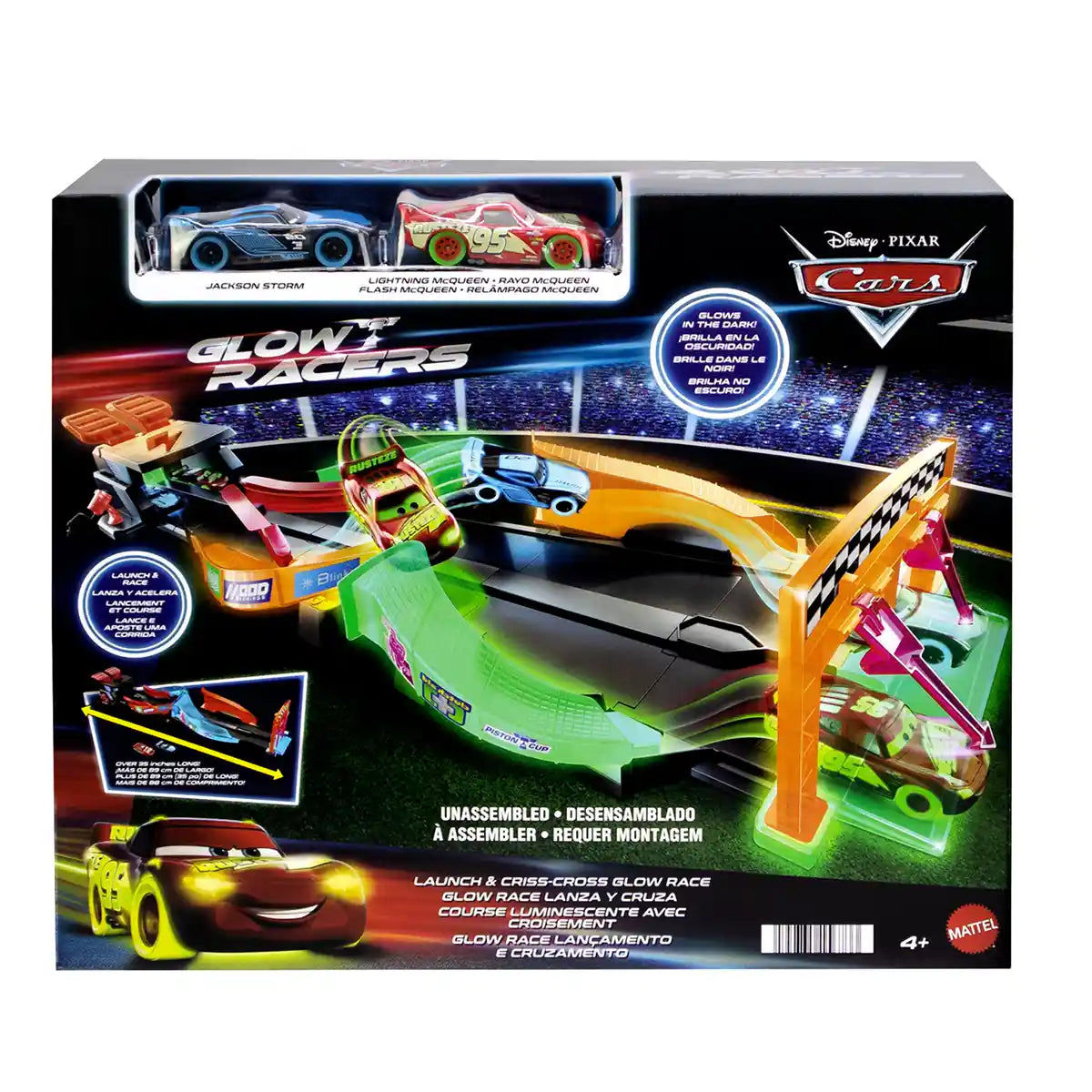 Cars Night Racing Track Set