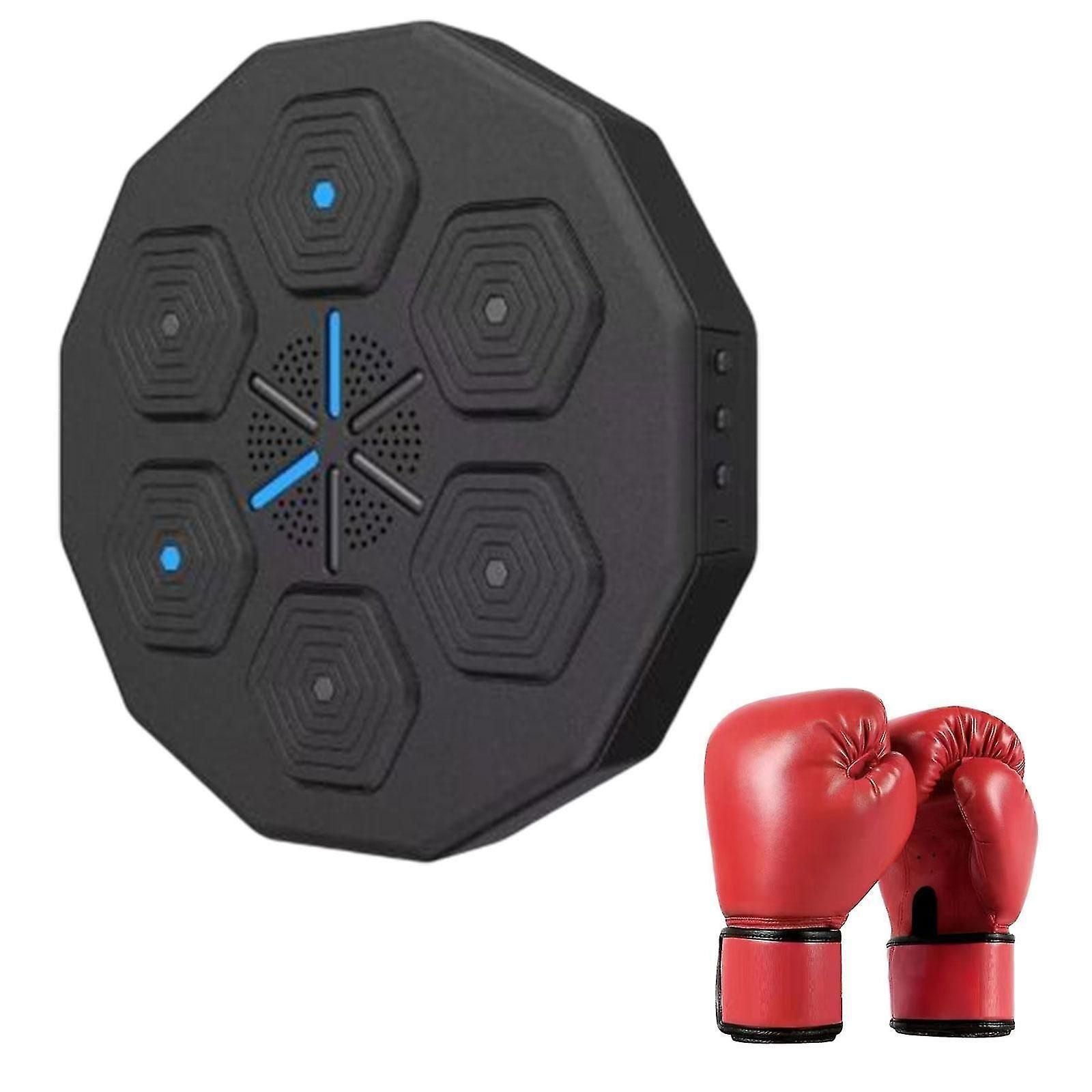 Smart Music Boxing Machinewall Mounted Boxing Game,electronic Boxing Pad With Backlightportable Workout Equipment Improve Hand-eye Coordination And Re zxin
