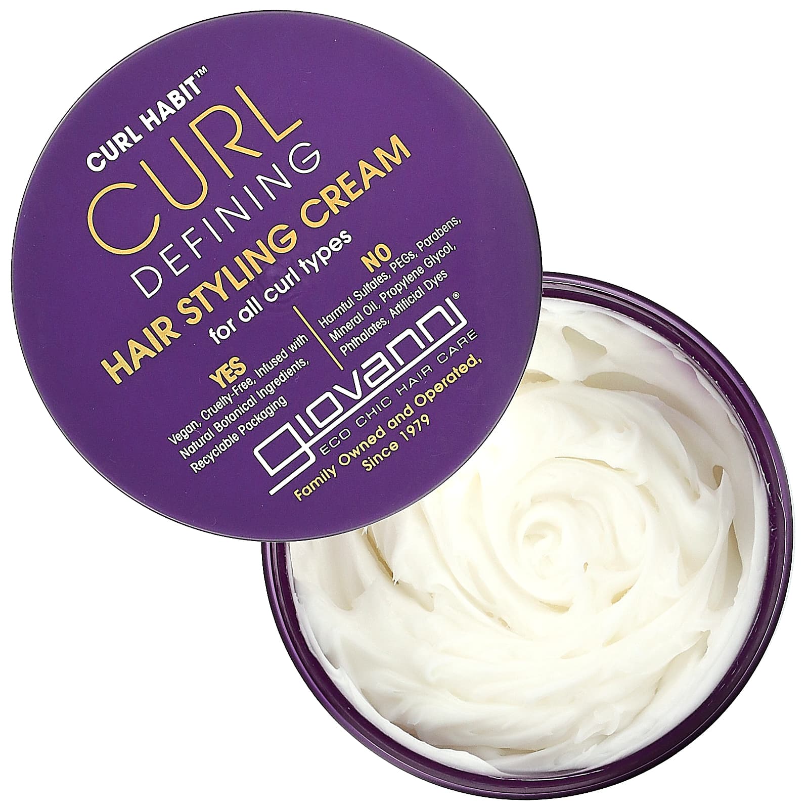 Giovanni Curl Habit Defining Hair Styling Cream 295Ml