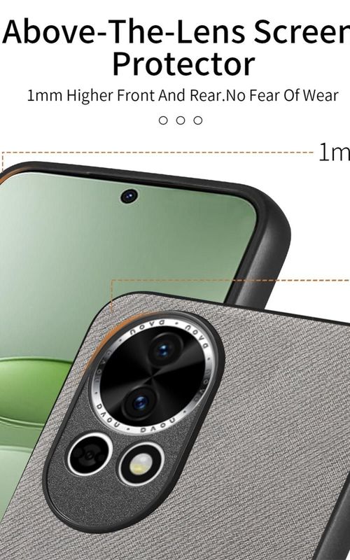 Twill Fabric Leather Phone Case For Huawei nova 13