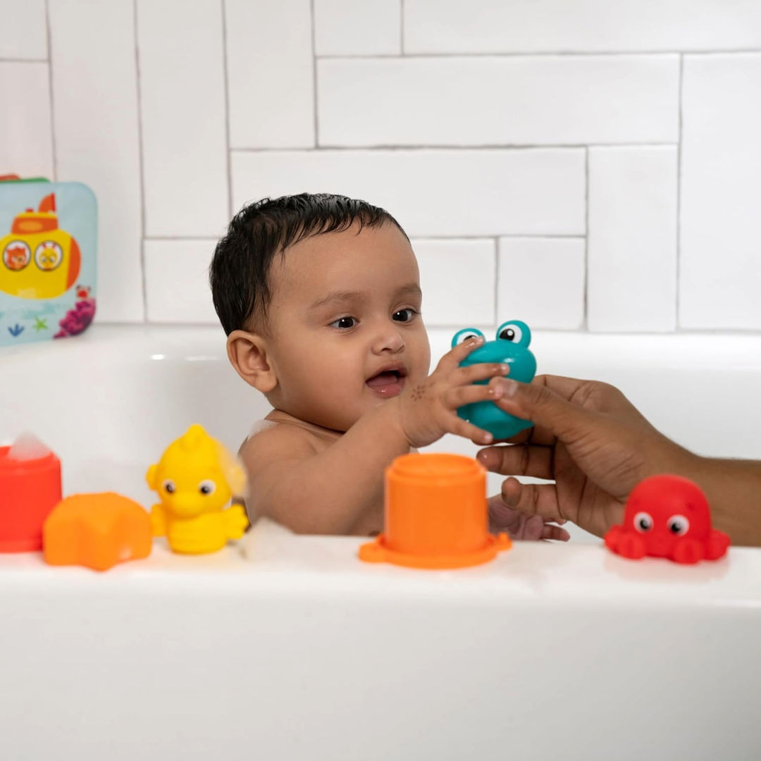 Baby Einstein Ocean Explorers Opus Bath Pals Bath Gift Set, 11 Pieces, 3 Months+