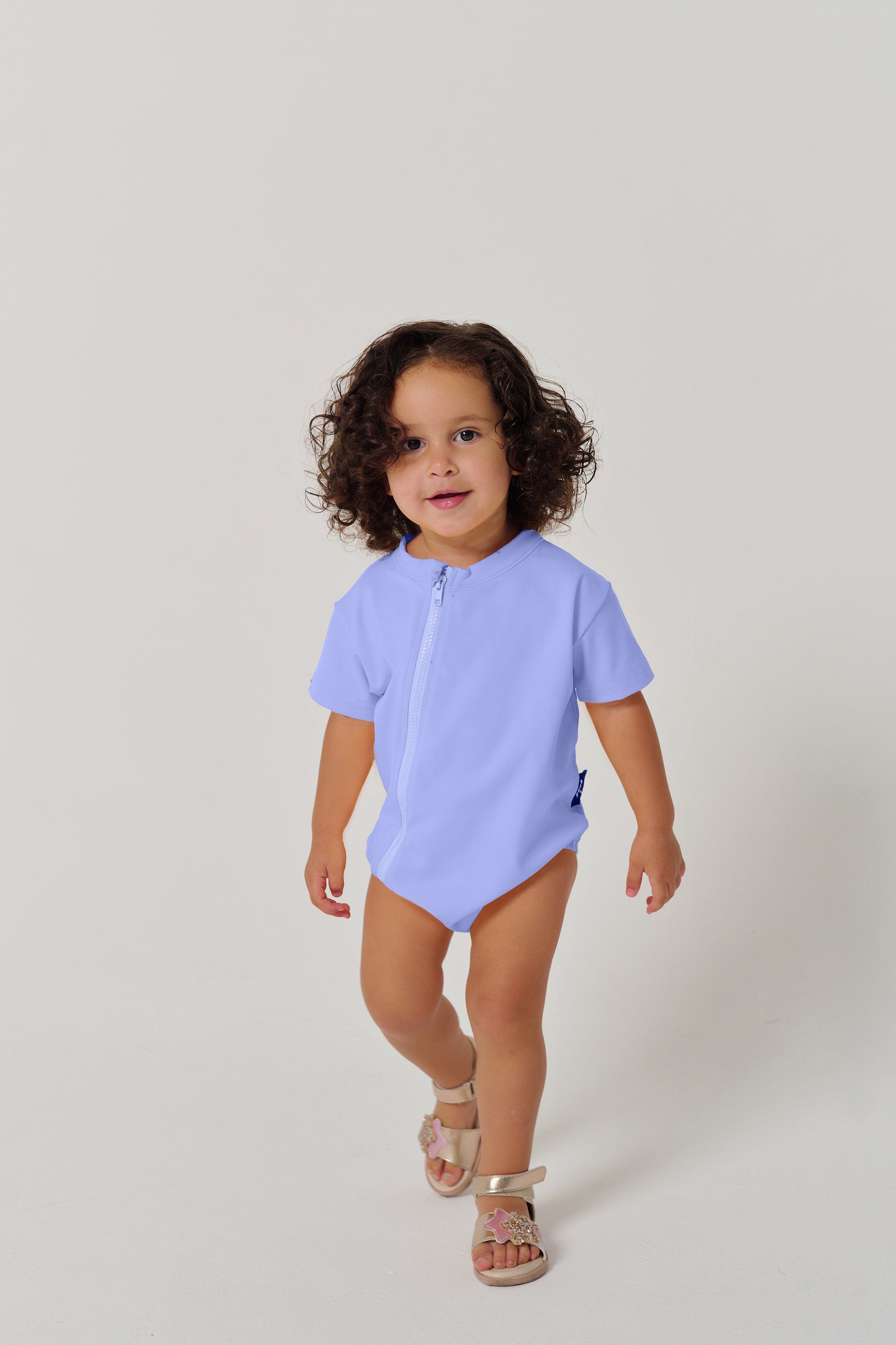 MULU Classic Unisex Baby Romper - Light Blue