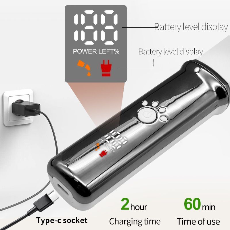 Pet Hair Clipper with 4 Blades