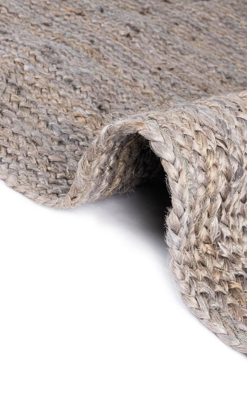 Handmade Braided Natural Jute Grey Floor Area Runner Rug,Floor Carpet Rug For Home Decor