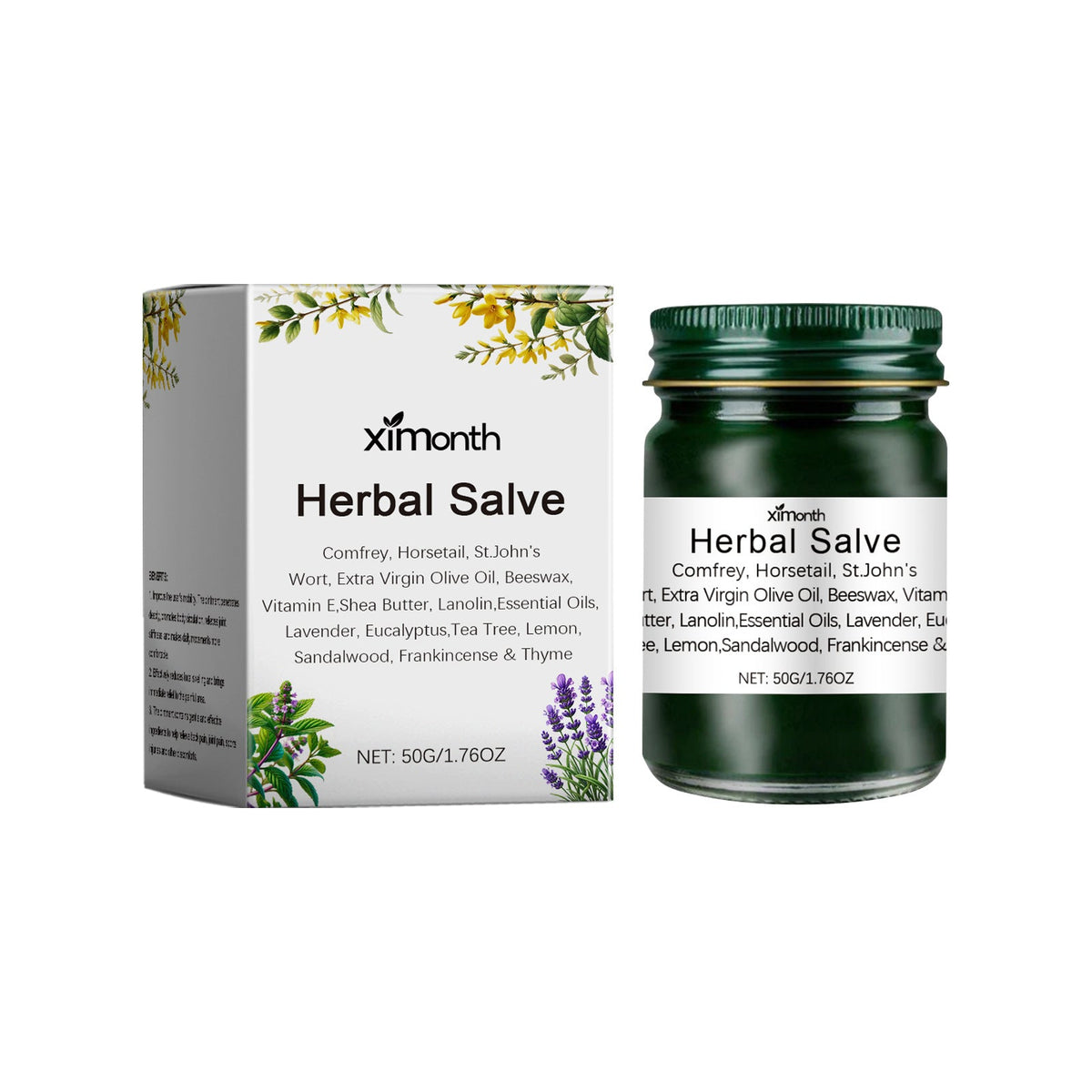 Comgrass Joint Care Cream, Herbal Soothing Pain Relief, Natural Muscle & Joint Massage ,50g