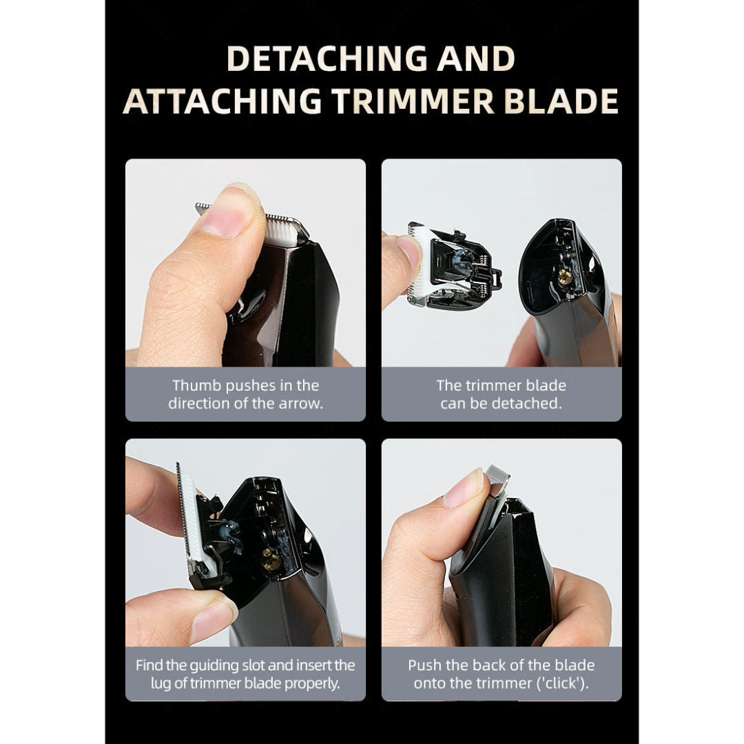 ENCHEN Spark 3 Cordless Body & Groin Hair Trimmer, Waterproof, 4 Guide Combs, USB Rechargeable