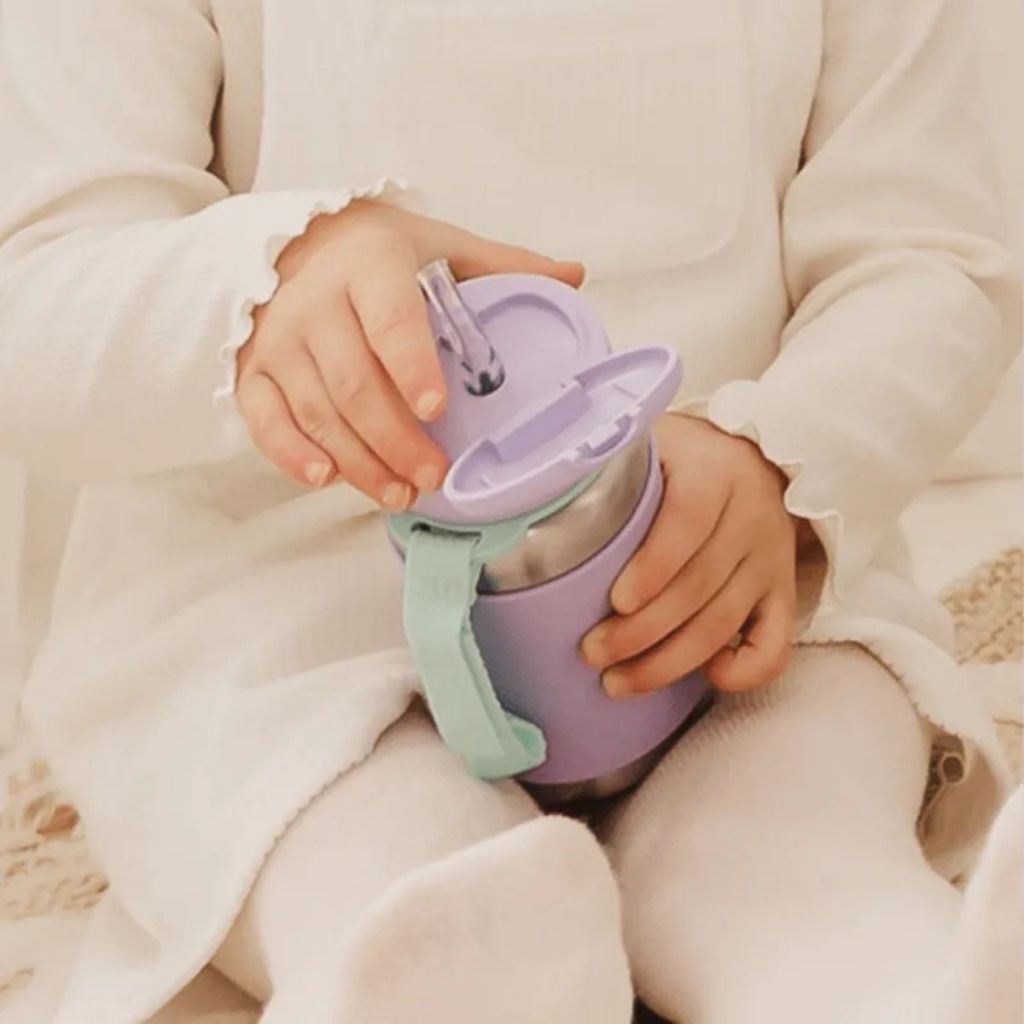 Skip Hop Spark Style SS Straw Bottle Seashell