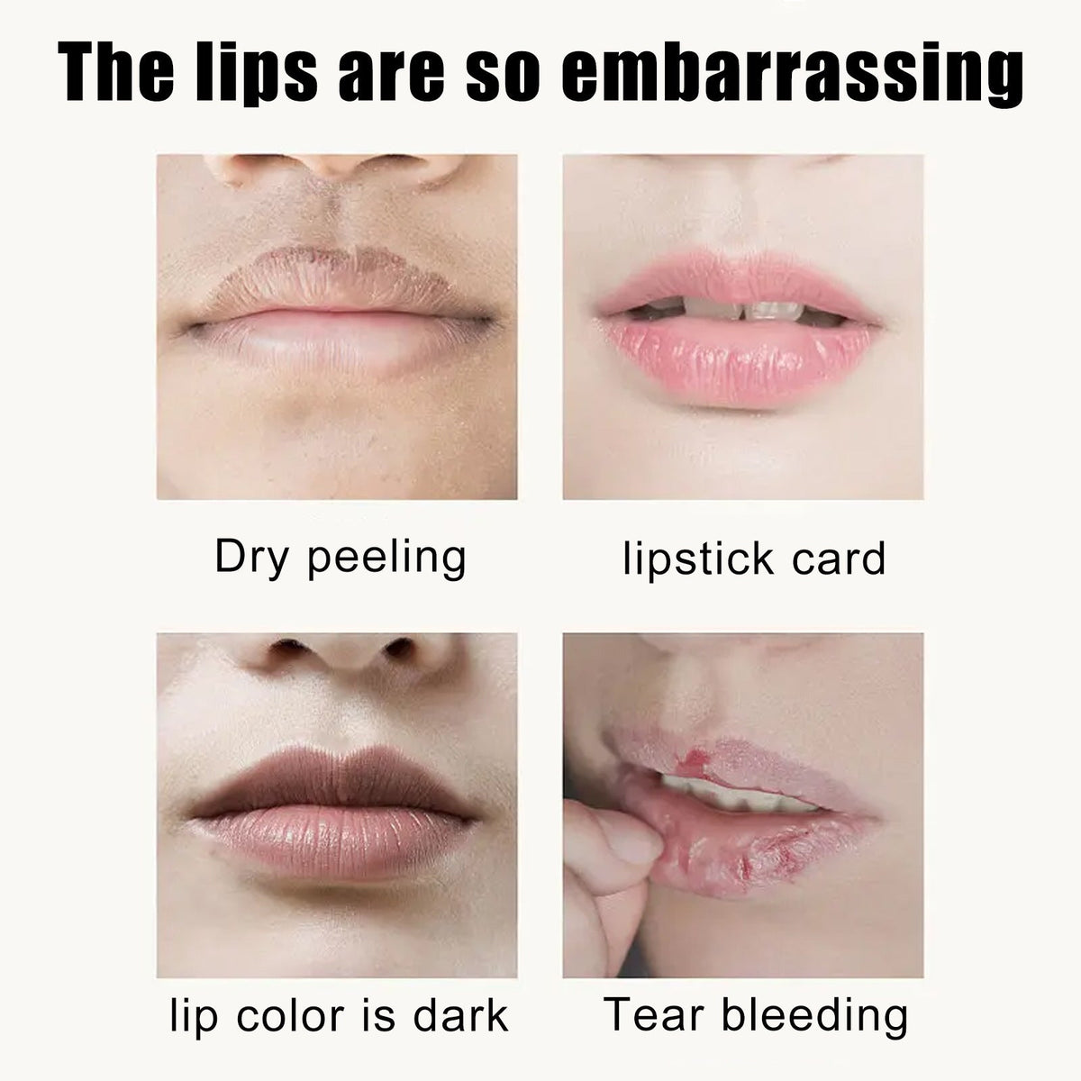 Cherry Crystal Lip Mask for Moisturizing and Fading Lip Lines, Hydrating, Softening, Anti-Aging ,40g
