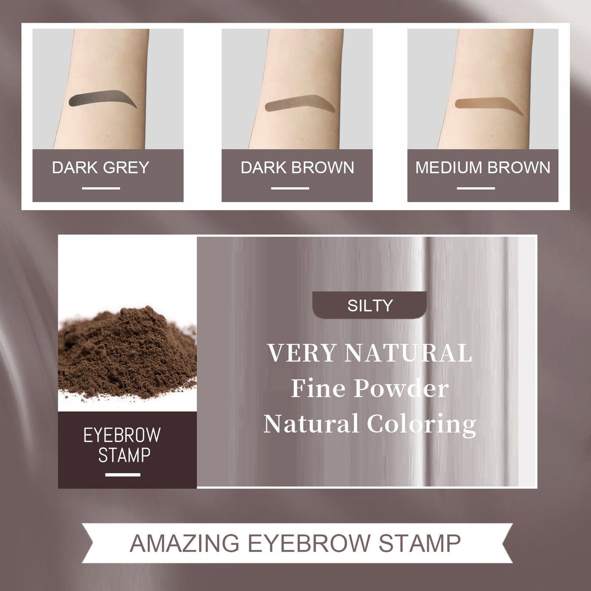 Brow Print Mold, Waterproof Eyebrow Filling Kit, Natural Thickening, Easy Makeup ,20g