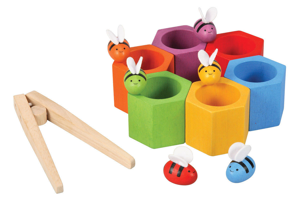 PlanToys Beehives — Wooden Fine Motor Toy