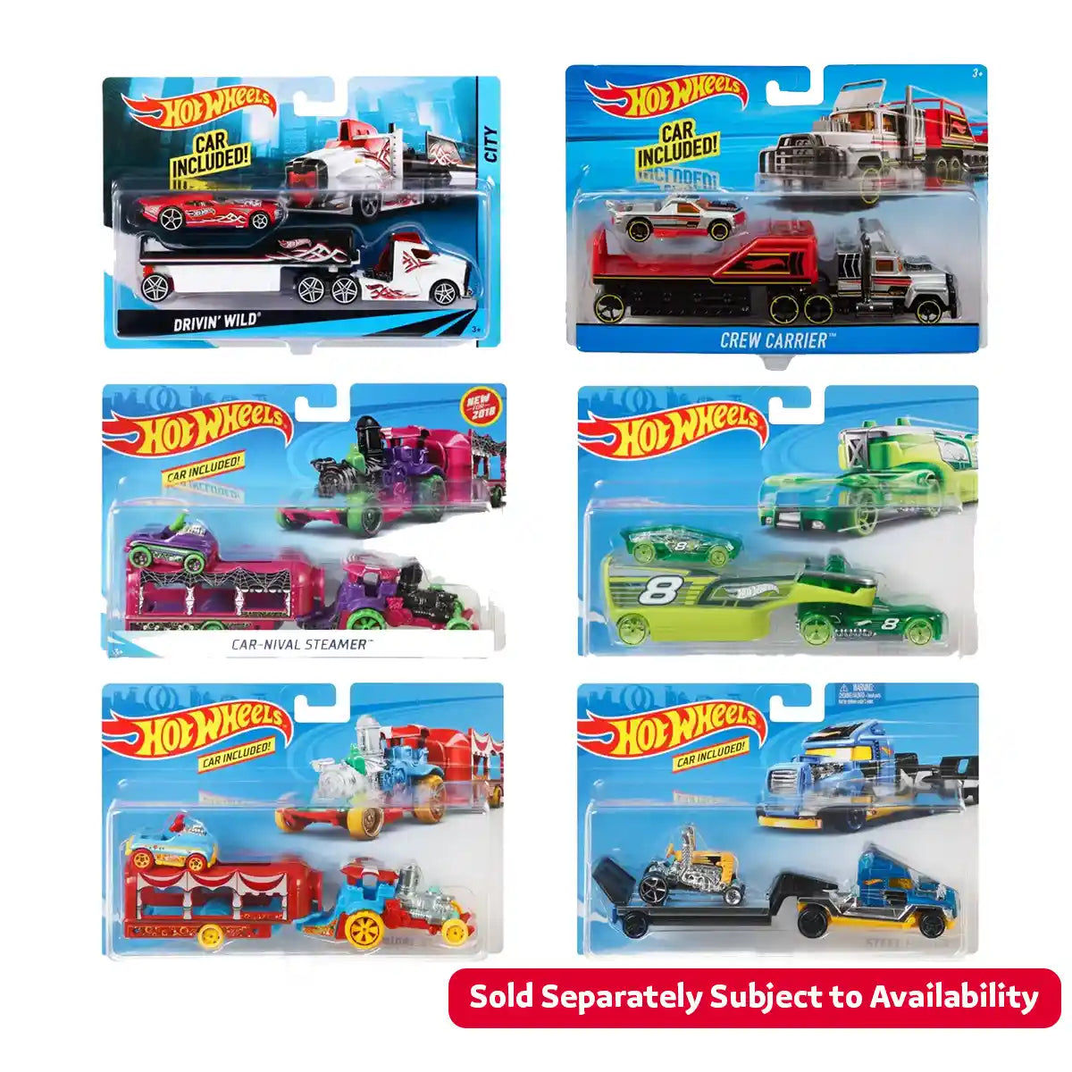 HW CITY BASIC CARS - MID PRICE TRUCKS