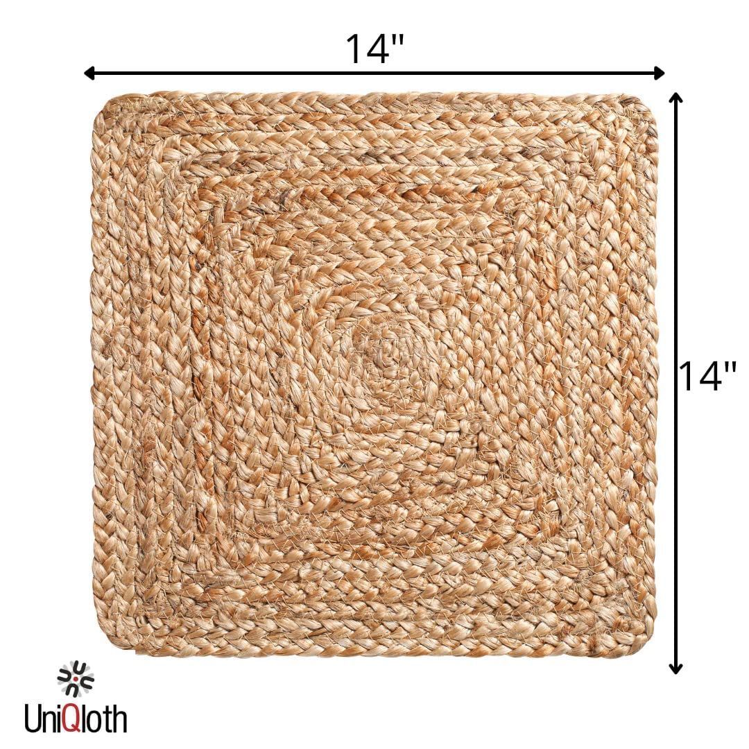 AIESY®- Reversible Jute Braided Eco-Friendly Table Runner