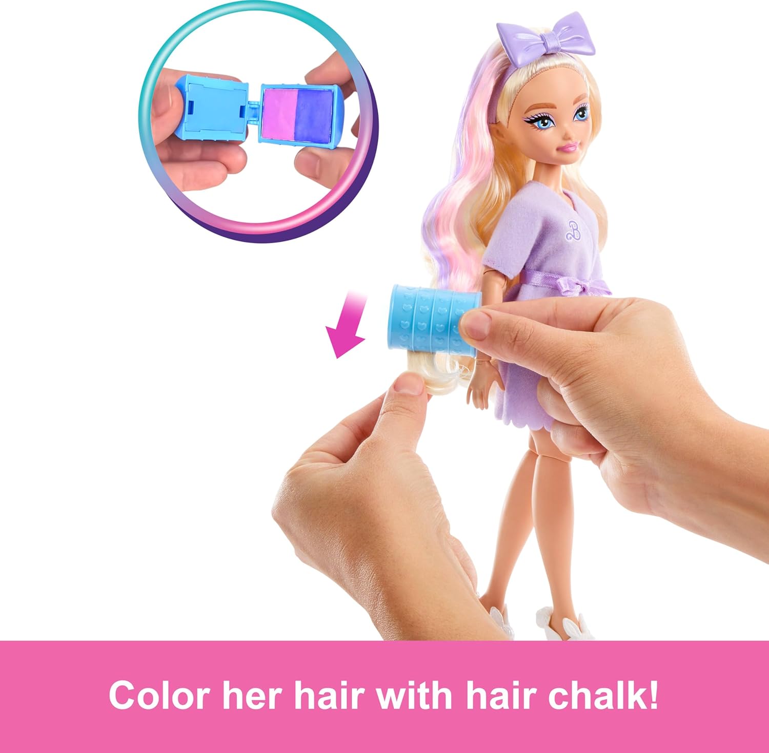 Barbie Dream Get Ready Malibu Fashion Doll, Stylized Hair with Surprise Accessories & 15+ Looks