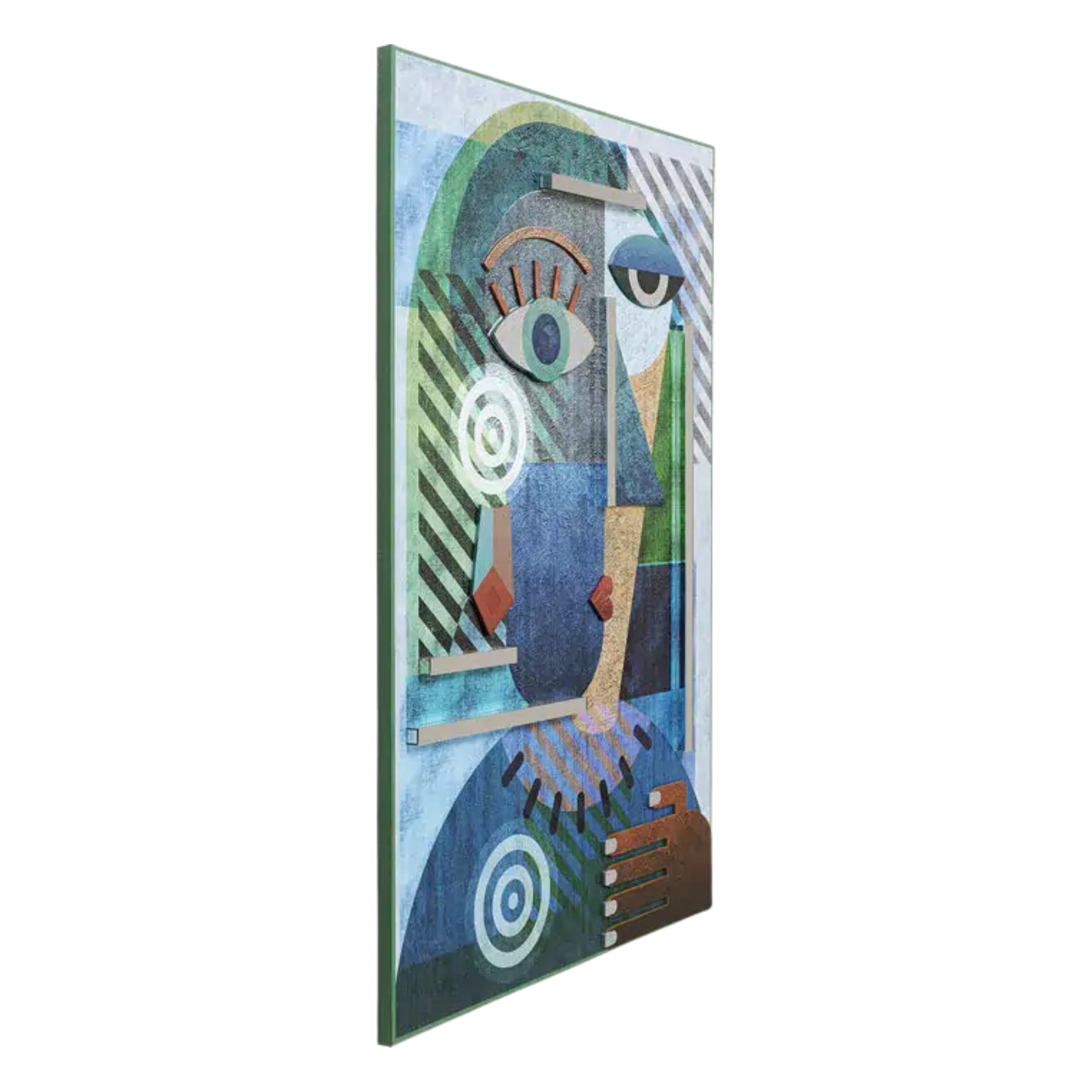 Object Picture Geometric Woman 100x150cm KARE