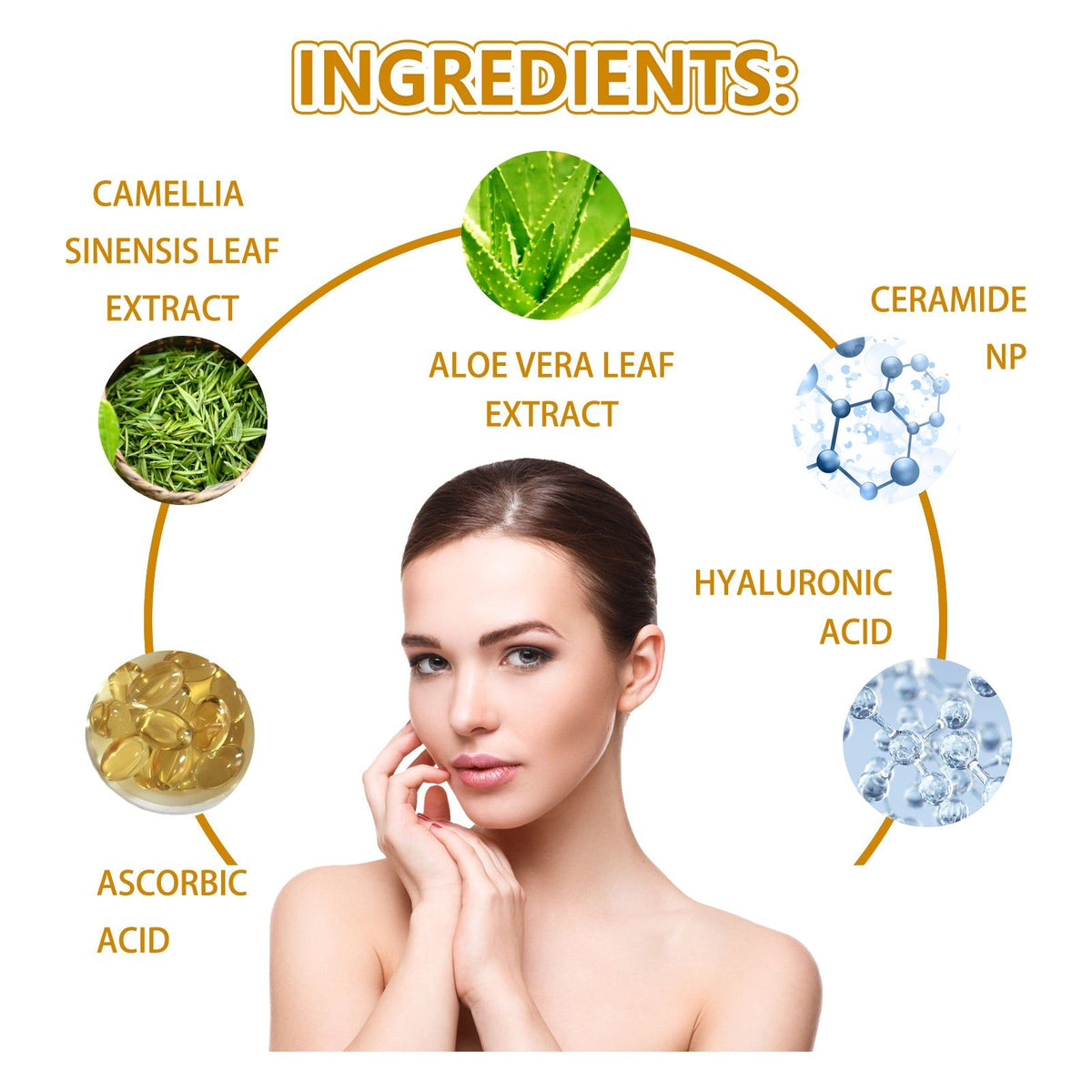 Collagen Serum for Firming Skin, Anti-Wrinkle, Hydrating, Smoothing Fine Lines ,30ml