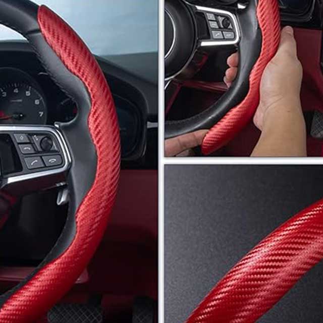 Premium Steering Wheel Cover - Soft, Durable & Anti-Slip Grip for Comfort and Protection