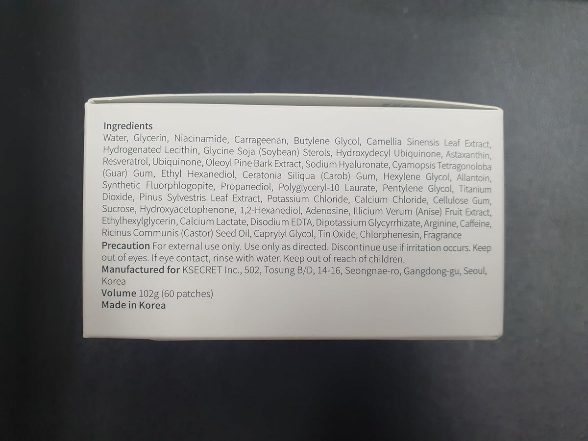 K-SECRET Instant Relief Eye Gel Patches (CAFFEINE)