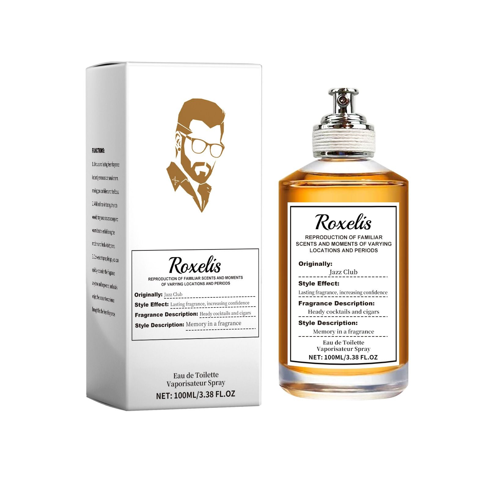 100ml Tobacco Cologne with Warm Woody and Long Wear