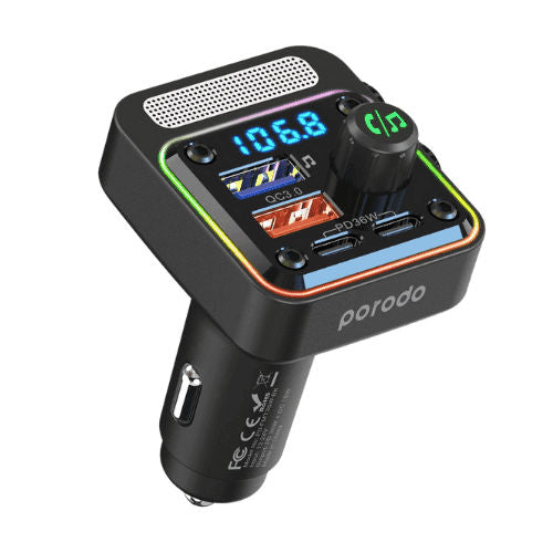 Porodo Quick-Charge FM PD 36W