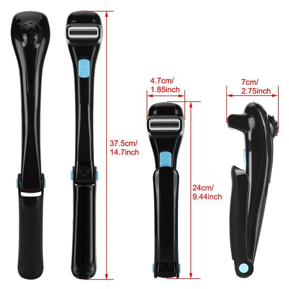 Foldable Rechargeable Back Hair Shaver