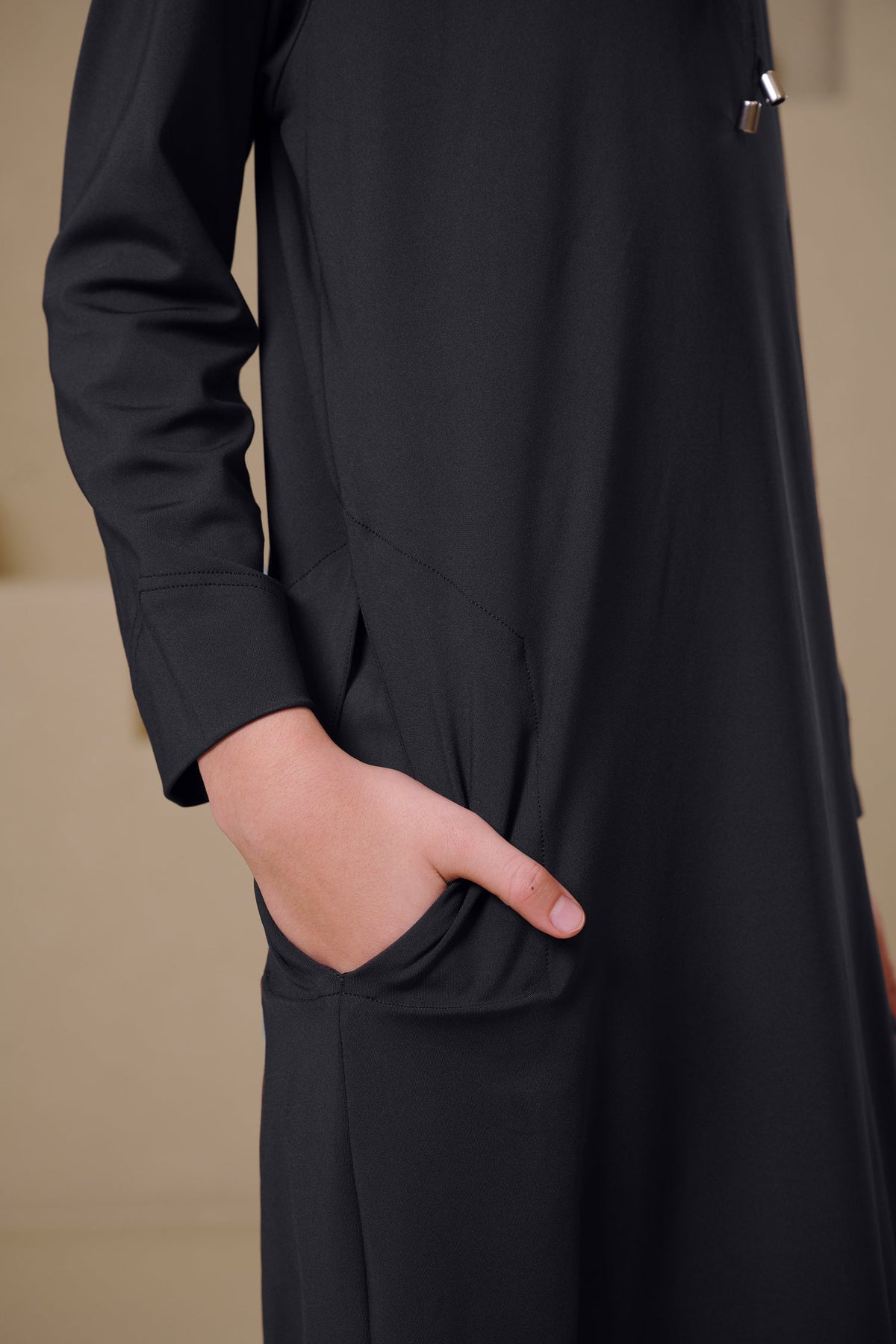 SAHIL Junior Kandura - Black