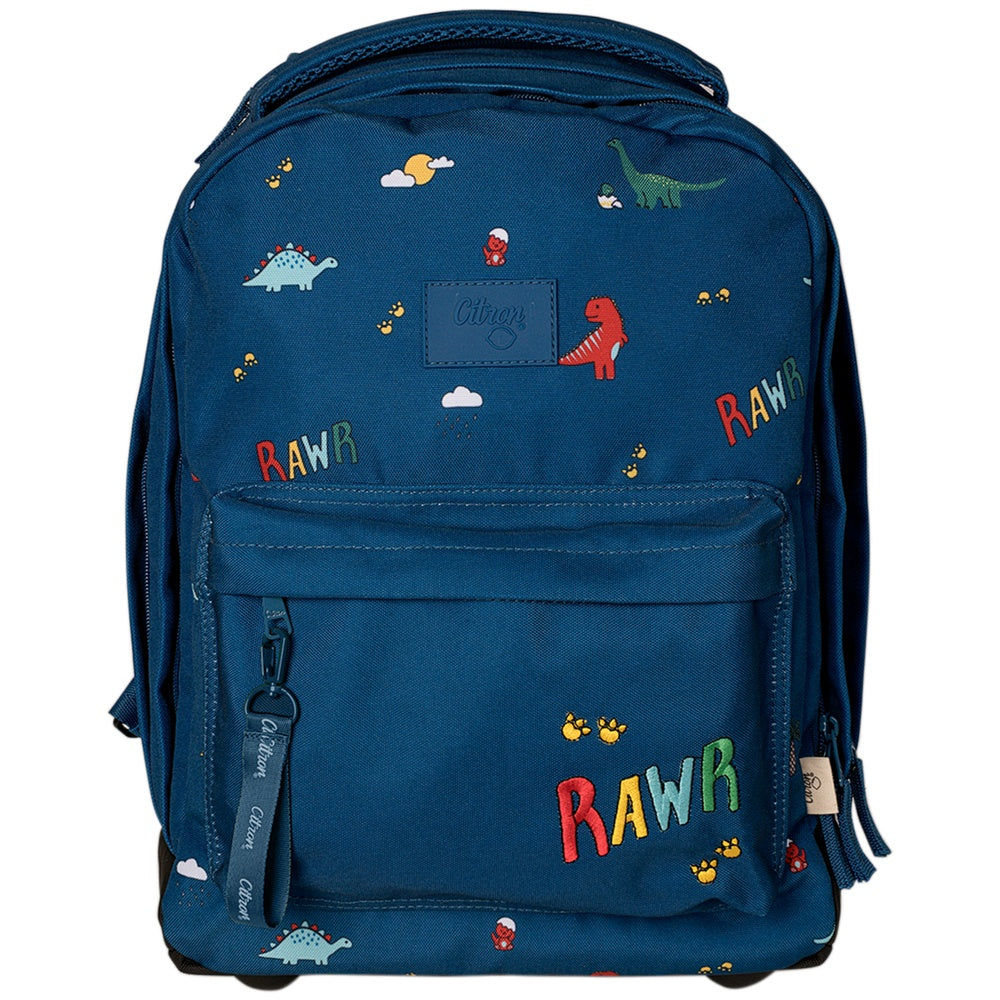 Citron Trolley Bag - Blue Dino