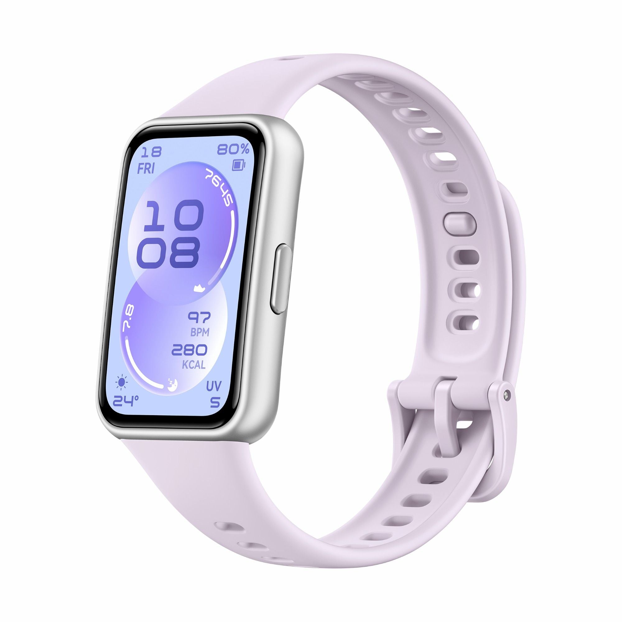 HUAWEI Band 11 Smart Fitness Band, Durable Polymer Case with Fluoroelastomer Strap