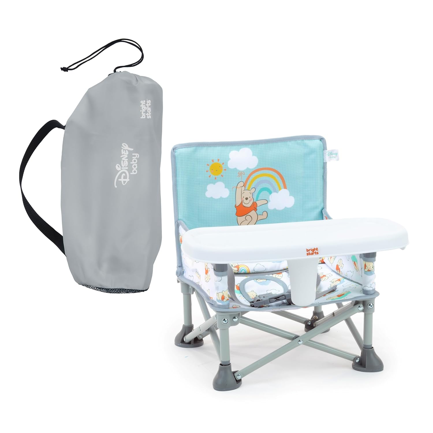 Bright Starts Disney Baby Winnie the Pooh Pop �N Sit Portable 3-in-1 Booster Seat (12.7 x 38.1cm), 6Months - 3years