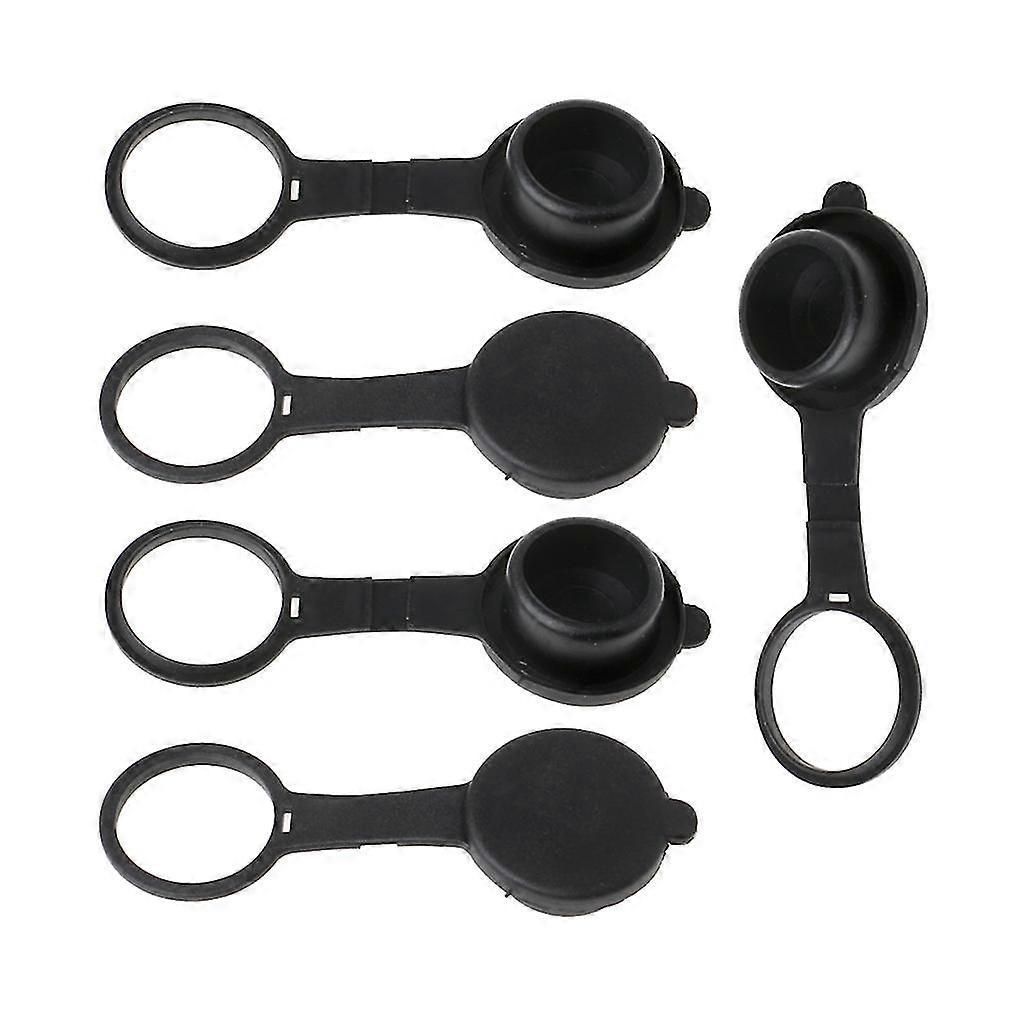 5pcs Car Truck Cigarette Lighter Socket Dustproof Cap Cover Plastic For Shell