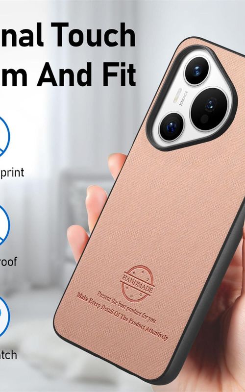 Twill Fabric Leather Phone Case For Huawei Pura 70 Pro