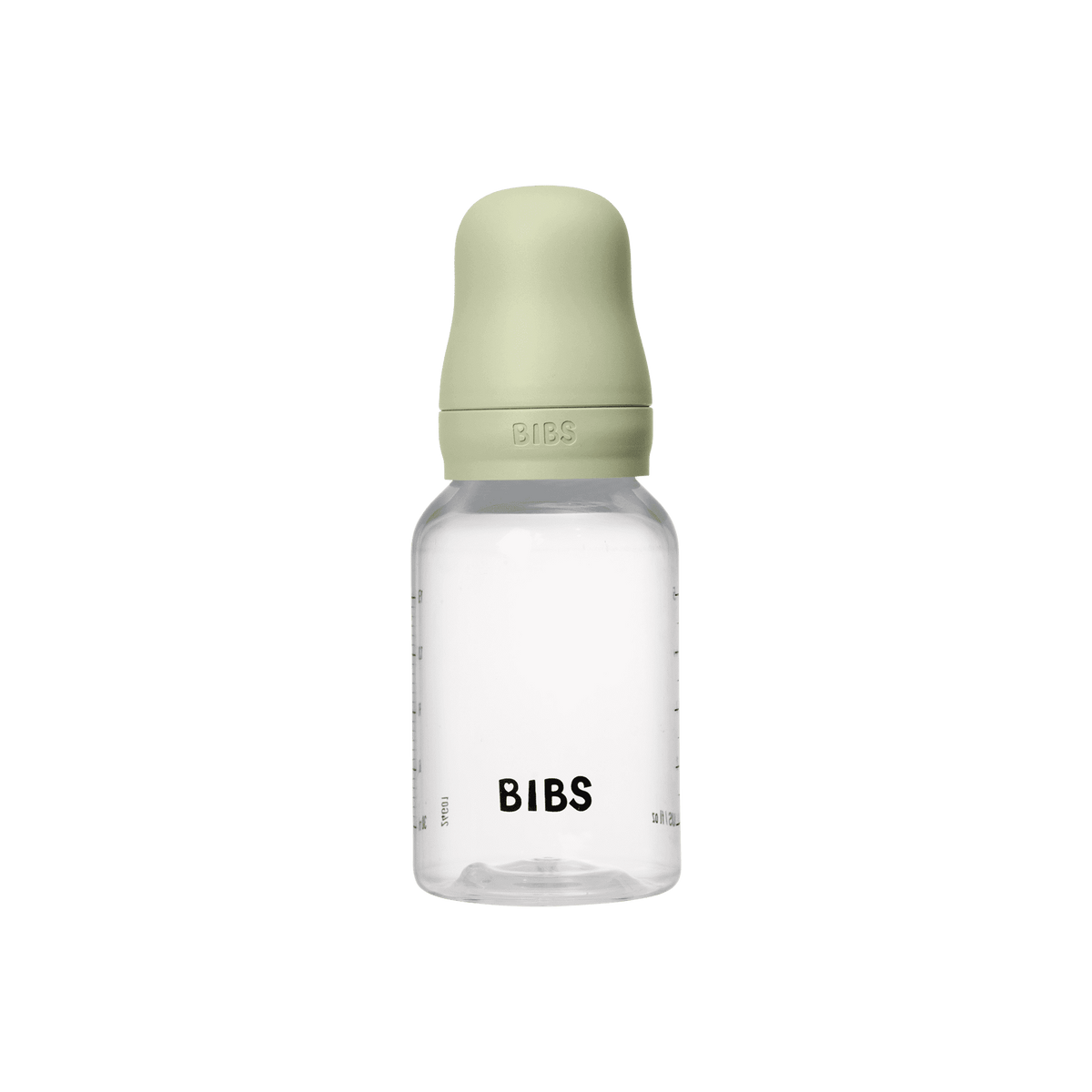 BIBS Baby Bottle with Round Latex Nipple – 150 ml Slow Flow | Sage