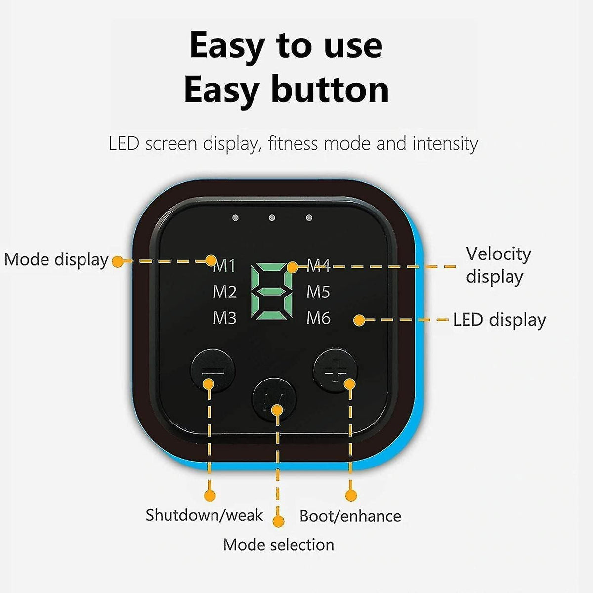 EMS Muscle Stimulator Rechargeable Wireless Body Training Device