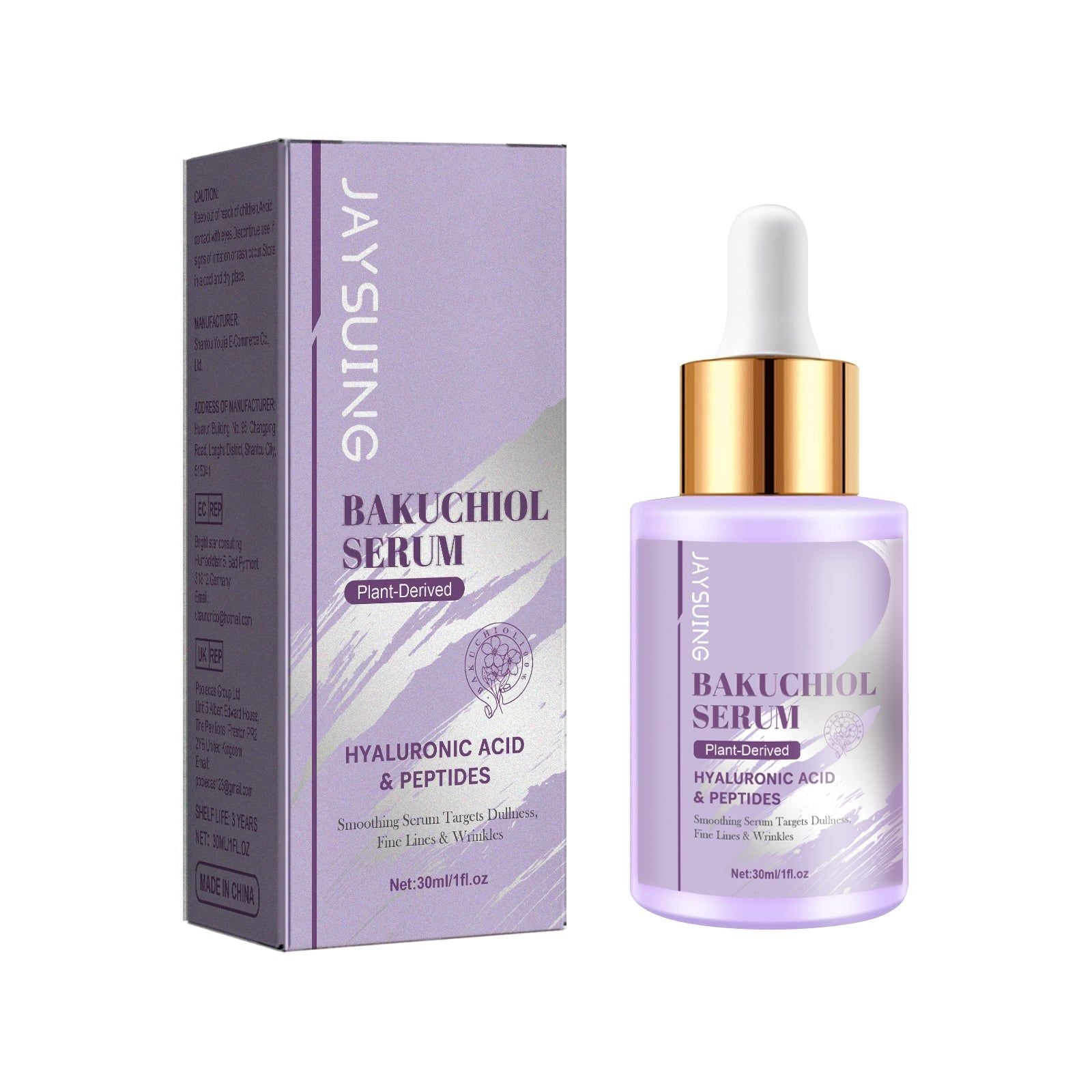 Bakuchiol Serum for Moisturizing and Hydrating, Brightening, Anti-Aging, Skin Firming ,30ml