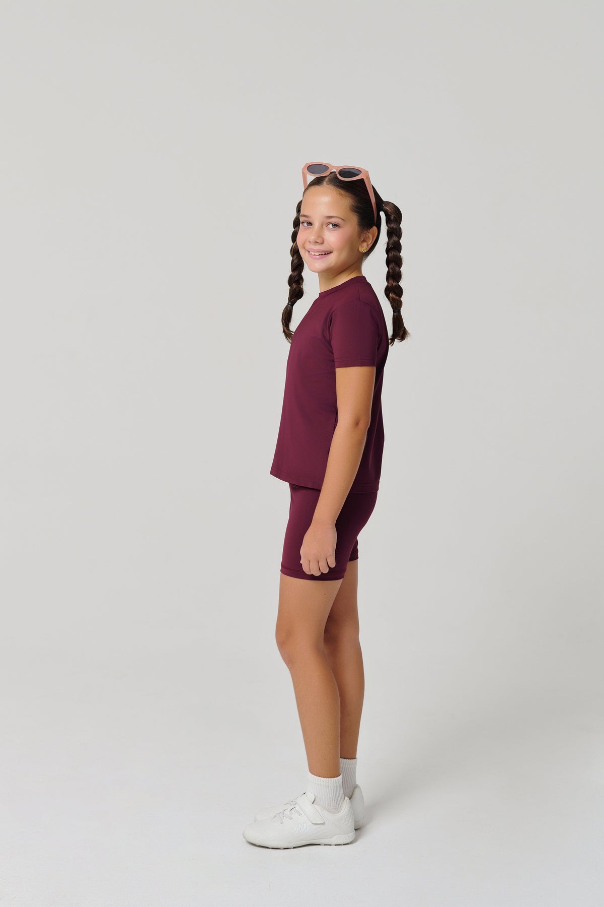 Regular Fit Kids Tights - Maroon