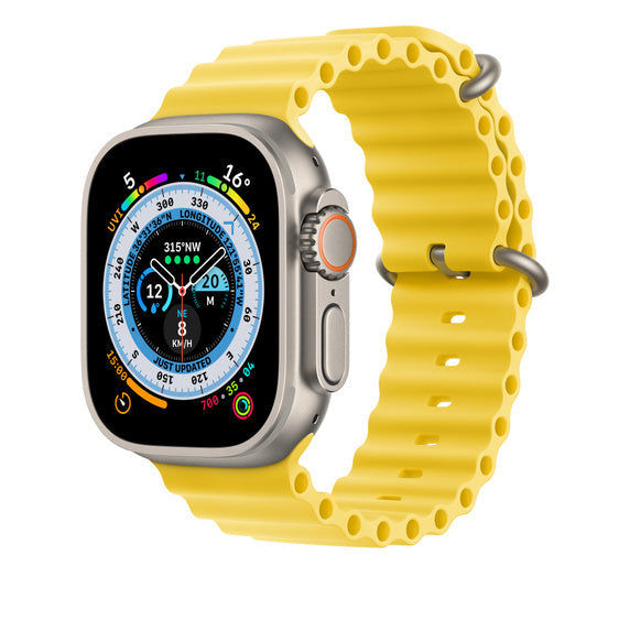 Ultra GPS + Cellular, 49mm Titanium Case with Ocean Band