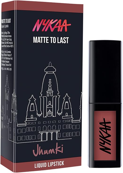 Nykaa Matte To Last ! Liquid Lipstick Jhumki 14